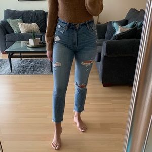 Abercrombie & Fitch Distressed Skinny Jeans
